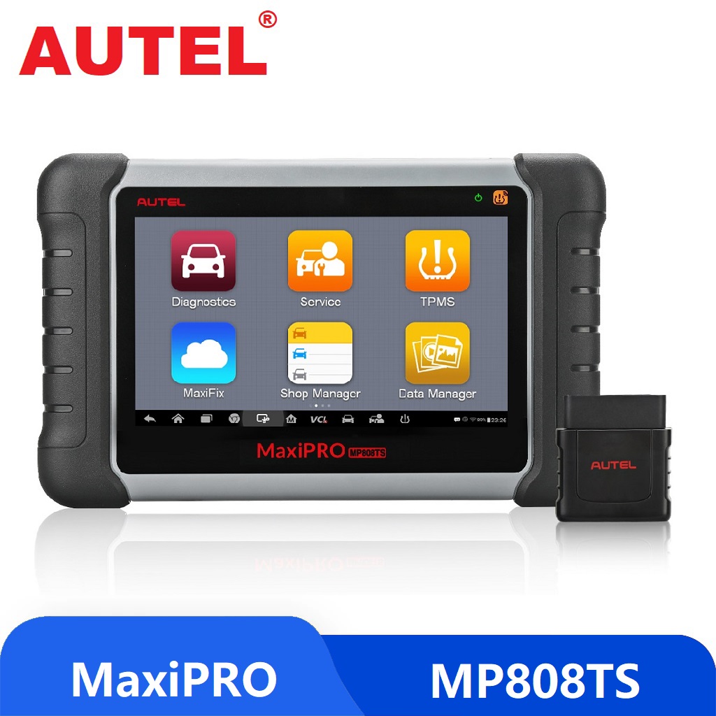 Autel MP808S-TS Valise Diagnostic Auto, Codage ECU d'origine, Test Actif,  TPMS Complet - activer, réapprendre, Programmer Les capteurs, 31+ Service